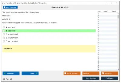 Linux Foundation LFCS Linux Foundation Certified System Administrator Practice test exam simulator test engine exam Prep practice test questions answers Image 14