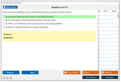 CMT CMT-Level-II CMT Level II Exam Practice test exam simulator test engine exam Prep practice test questions answers Image 4
