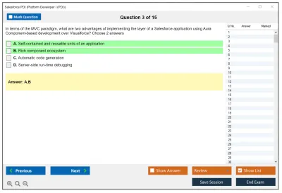 Salesforce PDI Salesforce Certified Platform Developer I Practice test exam simulator test engine exam Prep practice test questions answers Image 3