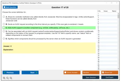 Salesforce PDII Salesforce Certified Platform Developer II Practice test exam simulator test engine exam Prep practice test questions answers Image 17