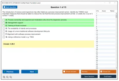 BCS ISEB-SWT2 ISTQB-BCS Certified Tester Foundation Level Practice test exam simulator test engine exam Prep practice test questions answers Image 1