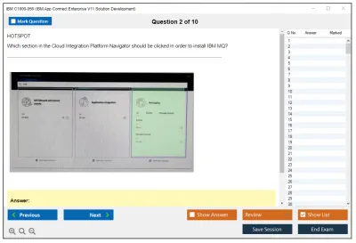 IBM C1000-056 IBM App Connect Enterprise V11 Solution Development Practice test exam simulator test engine exam Prep practice test questions answers Image 2