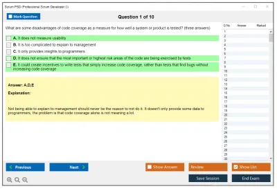 Scrum PSD Professional Scrum Developer I (PSD 1) Practice test exam simulator test engine exam Prep practice test questions answers Image 1