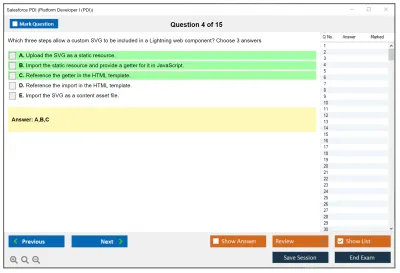 Salesforce PDI Salesforce Certified Platform Developer I Practice test exam simulator test engine exam Prep practice test questions answers Image 4