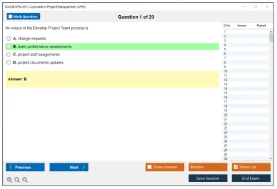 GAQM APM-001 Associate in Project Management (APM) Practice test exam simulator test engine exam Prep practice test questions answers Image 1