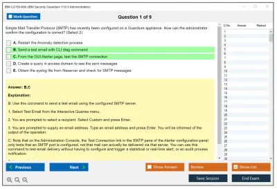 IBM C2150-606 IBM Security Guardium V10.0 Administration Practice test exam simulator test engine exam Prep practice test questions answers Image 1