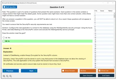 Microsoft AZ-203 Developing Solutions for Microsoft Azure Practice test exam simulator test engine exam Prep practice test questions answers Image 5