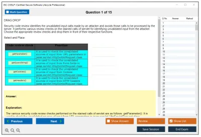 ISC2 CSSLP Certified Secure Software Lifecycle Professional Practice test exam simulator test engine exam Prep practice test questions answers Image 1