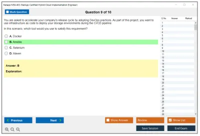 Netapp NS0-403 NetApp Certified Hybrid Cloud Implementation Engineer Practice test exam simulator test engine exam Prep practice test questions answers Image 9