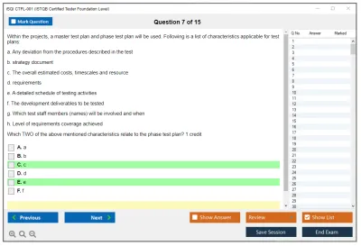 iSQI CTFL-001 ISTQB Certified Tester Foundation Level Practice test exam simulator test engine exam Prep practice test questions answers Image 7