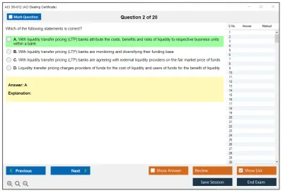 ACI 3I0-012 ACI Dealing Certificate Practice test exam simulator test engine exam Prep practice test questions answers Image 2