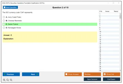 ICMA SOFQ Securities Operations Foundation Qualification (SOFQ) Practice test exam simulator test engine exam Prep practice test questions answers Image 2