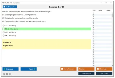 ITIL ITILFND ITIL – Foundation (v4) Practice test exam simulator test engine exam Prep practice test questions answers Image 3