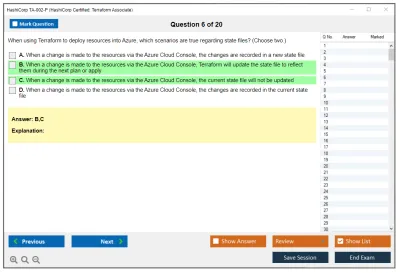 HashiCorp TA-002-P HashiCorp Certified: Terraform Associate Practice test exam simulator test engine exam Prep practice test questions answers Image 6