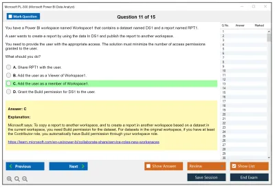 Microsoft PL-300 Microsoft Power BI Data Analyst Practice test exam simulator test engine exam Prep practice test questions answers Image 11