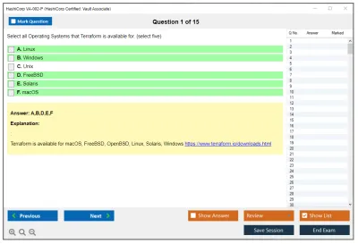 HashiCorp VA-002-P HashiCorp Certified: Vault Associate Practice test exam simulator test engine exam Prep practice test questions answers Image 1
