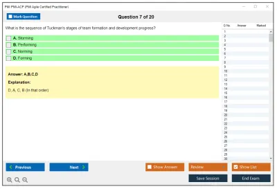PMI PMI-ACP PMI Agile Certified Practitioner (PMI-ACP) Practice test exam simulator test engine exam Prep practice test questions answers Image 7