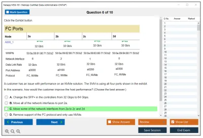 Netapp NS0-161 NetApp Certified Data Administrator-ONTAP Practice test exam simulator test engine exam Prep practice test questions answers Image 6