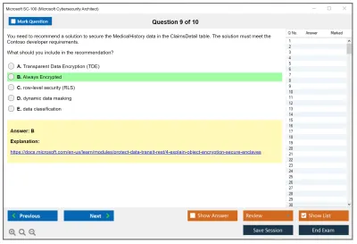 Microsoft SC-100 Microsoft Cybersecurity Architect Practice test exam simulator test engine exam Prep practice test questions answers Image 9