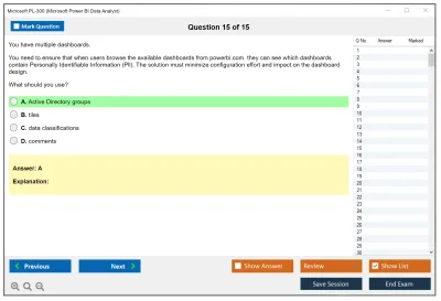 Microsoft PL-300 Microsoft Power BI Data Analyst Practice test exam simulator test engine exam Prep practice test questions answers Image 15