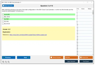 IBM C1000-124 IBM Cloud Advocate v1 Practice test exam simulator test engine exam Prep practice test questions answers Image 3