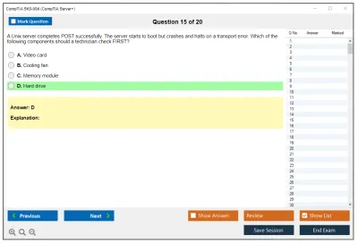 CompTIA SK0-004 CompTIA Server+ Practice test exam simulator test engine exam Prep practice test questions answers Image 15