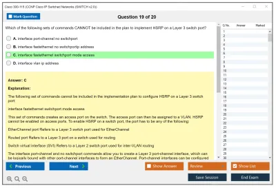 Cisco 300-115 CCNP Cisco IP Switched Networks (SWITCH v2.0) Practice test exam simulator test engine exam Prep practice test questions answers Image 19