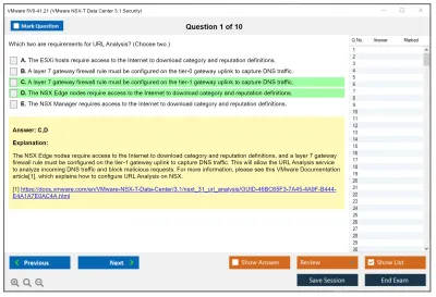VMware 5V0-41.21 VMware NSX-T Data Center 3.1 Security Practice test exam simulator test engine exam Prep practice test questions answers Image 1