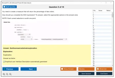 Microsoft PL-300 Microsoft Power BI Data Analyst Practice test exam simulator test engine exam Prep practice test questions answers Image 5