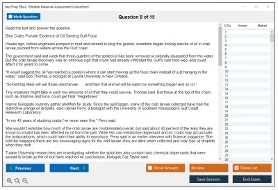 Test Prep SBAC Smarter Balanced Assessment Consortium Practice test exam simulator test engine exam Prep practice test questions answers Image 8