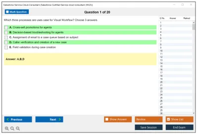 Salesforce Service-Cloud-Consultant Salesforce Certified Service Cloud Consultant Practice test exam simulator test engine exam Prep practice test questions answers Image 1