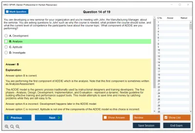 HRCI SPHR Senior Professional in Human Resources Practice test exam simulator test engine exam Prep practice test questions answers Image 14