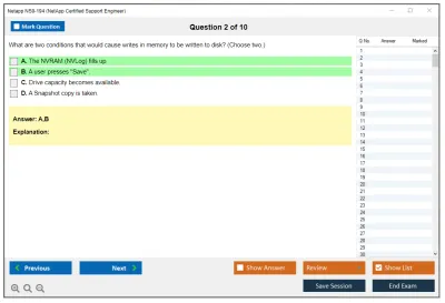 Netapp NS0-194 NetApp Certified Support Engineer (NCSE) Practice test exam simulator test engine exam Prep practice test questions answers Image 2