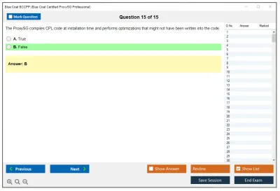 Blue Coat BCCPP Blue Coat Certified Proxy Professional, V4.2 Practice test exam simulator test engine exam Prep practice test questions answers Image 15
