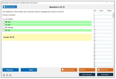 ServiceNow CSA ServiceNow Certified System Administrator Practice test exam simulator test engine exam Prep practice test questions answers Image 4