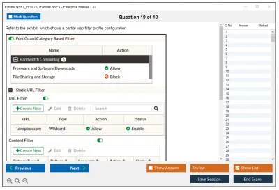 Fortinet NSE7_EFW-7.0 Fortinet NSE 7 - Enterprise Firewall 7.0 Practice test exam simulator test engine exam Prep practice test questions answers Image 10