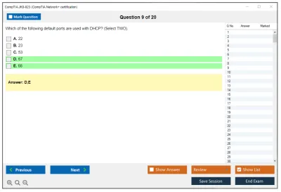 CompTIA JK0-023 CompTIA Network+ certification Practice test exam simulator test engine exam Prep practice test questions answers Image 9