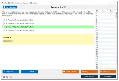 Test Prep SBAC Smarter Balanced Assessment Consortium Practice test exam simulator test engine exam Prep practice test questions answers Image 9