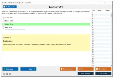 CompTIA SY0-701 CompTIA Security+ Exam 2025 Practice test exam simulator test engine exam Prep practice test questions answers Image 7