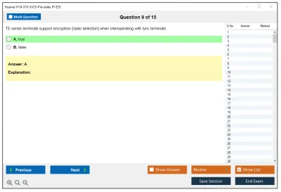 Huawei H19-370 HCS-Pre-sales IP-ES Practice test exam simulator test engine exam Prep practice test questions answers Image 9