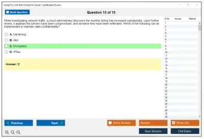 CompTIA CV0-003 CompTIA Cloud+ Certification Exam Practice test exam simulator test engine exam Prep practice test questions answers Image 15
