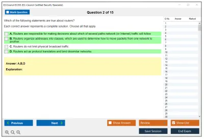 ECCouncil ECSS EC-Council Certified Security Specialist (ECSS) v10 Practice test exam simulator test engine exam Prep practice test questions answers Image 2