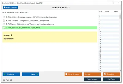 Checkpoint 156-315.81 Check Point Certified Security Expert R81.20 Practice test exam simulator test engine exam Prep practice test questions answers Image 11
