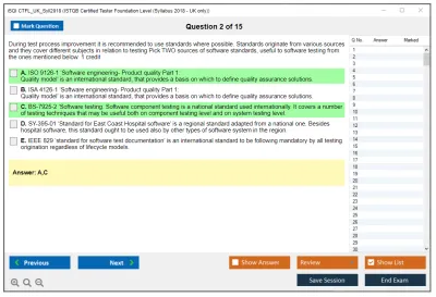 iSQI CTFL_UK_Syll2018 ISTQB Certified Tester Foundation Level (Syllabus 2018 - UK only) Practice test exam simulator test engine exam Prep practice test questions answers Image 2