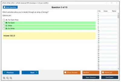 UiPath UiPath-ARDv1 UiPath Advanced RPA Developer v1.0 Exam (UiARD) Practice test exam simulator test engine exam Prep practice test questions answers Image 3
