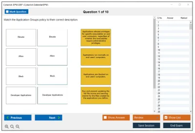 CyberArk EPM-DEF CyberArk Defender - EPM Practice test exam simulator test engine exam Prep practice test questions answers Image 1