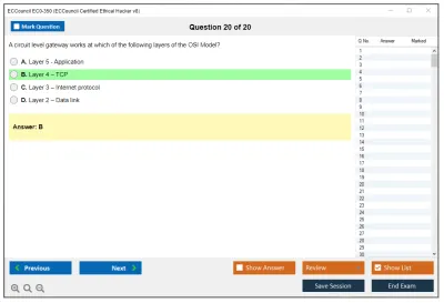 ECCouncil EC0-350 Ethical Hacking and Countermeasures V8 Practice test exam simulator test engine exam Prep practice test questions answers Image 20