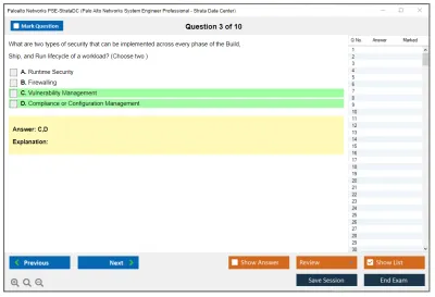 Palo Alto Networks PSE-StrataDC Palo Alto Networks System Engineer Professional - Strata Data Center Practice test exam simulator test engine exam Prep practice test questions answers Image 3