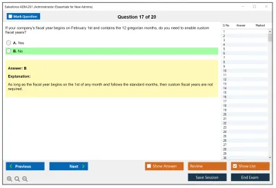Salesforce ADM-201 Salesforce Certified Administrator Practice test exam simulator test engine exam Prep practice test questions answers Image 17