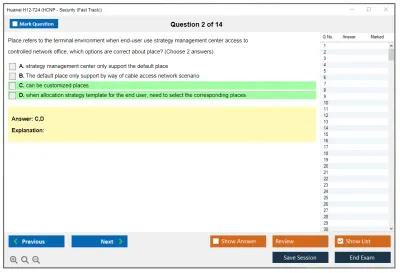 Huawei H12-724 HCIP-Security (Fast track) V1.0 Practice test exam simulator test engine exam Prep practice test questions answers Image 2
